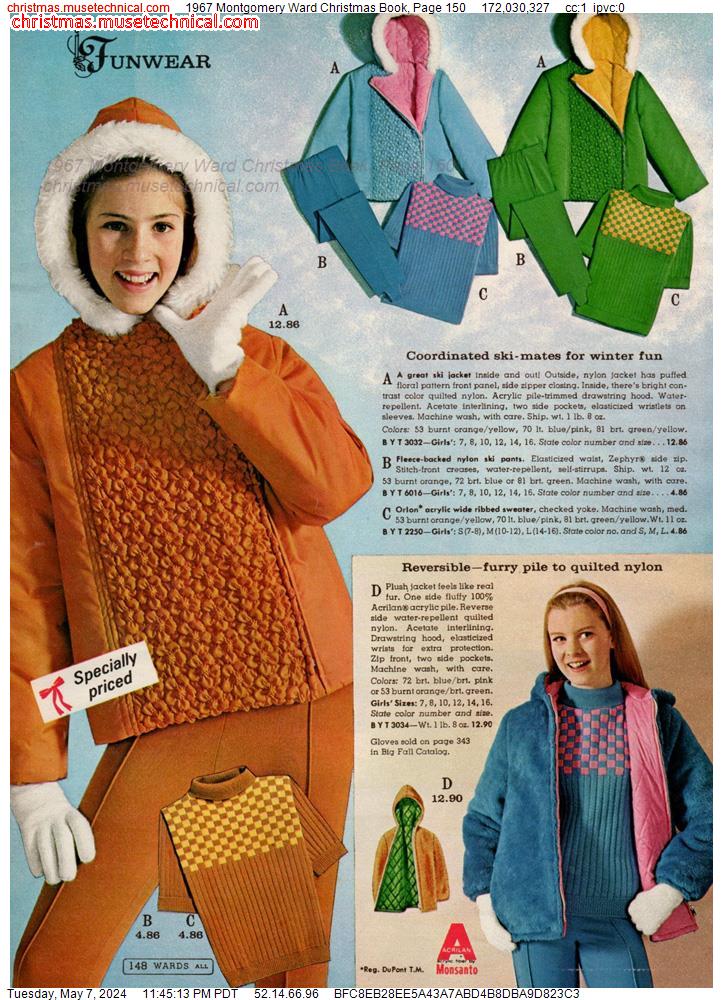 1967 Montgomery Ward Christmas Book, Page 150
