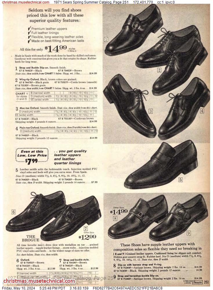 1971 Sears Spring Summer Catalog, Page 251