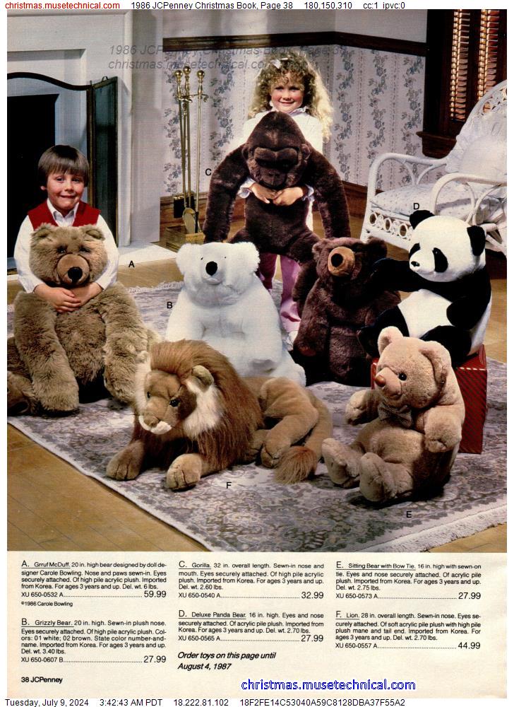 1986 JCPenney Christmas Book, Page 38