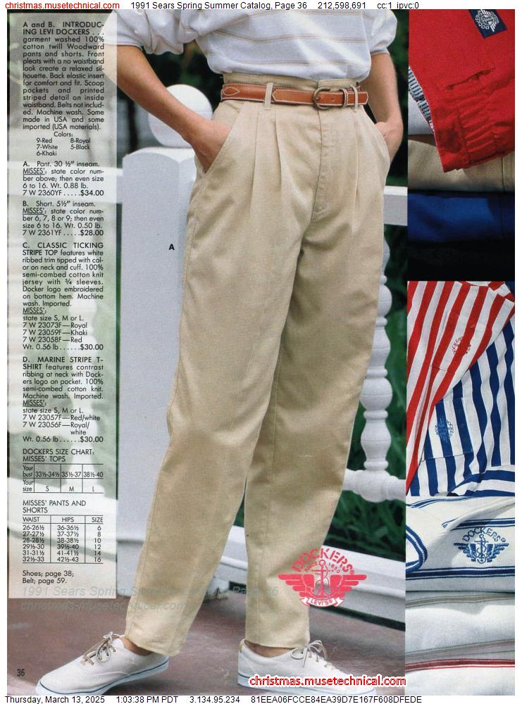 1991 Sears Spring Summer Catalog, Page 36