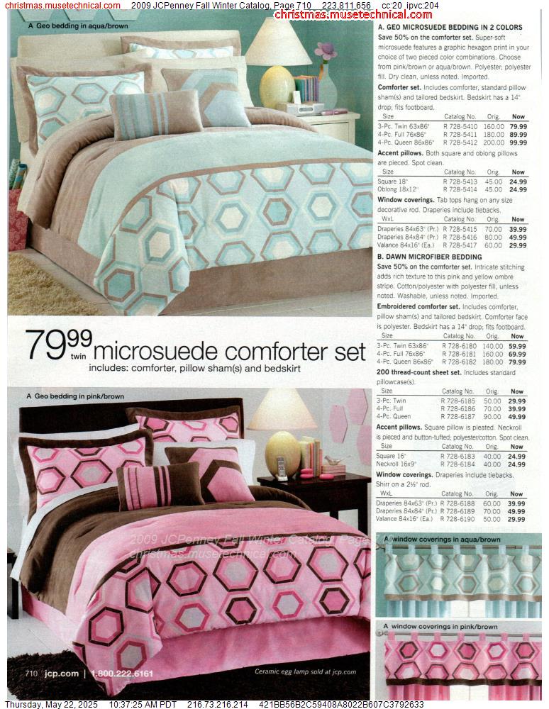 2009 JCPenney Fall Winter Catalog, Page 710