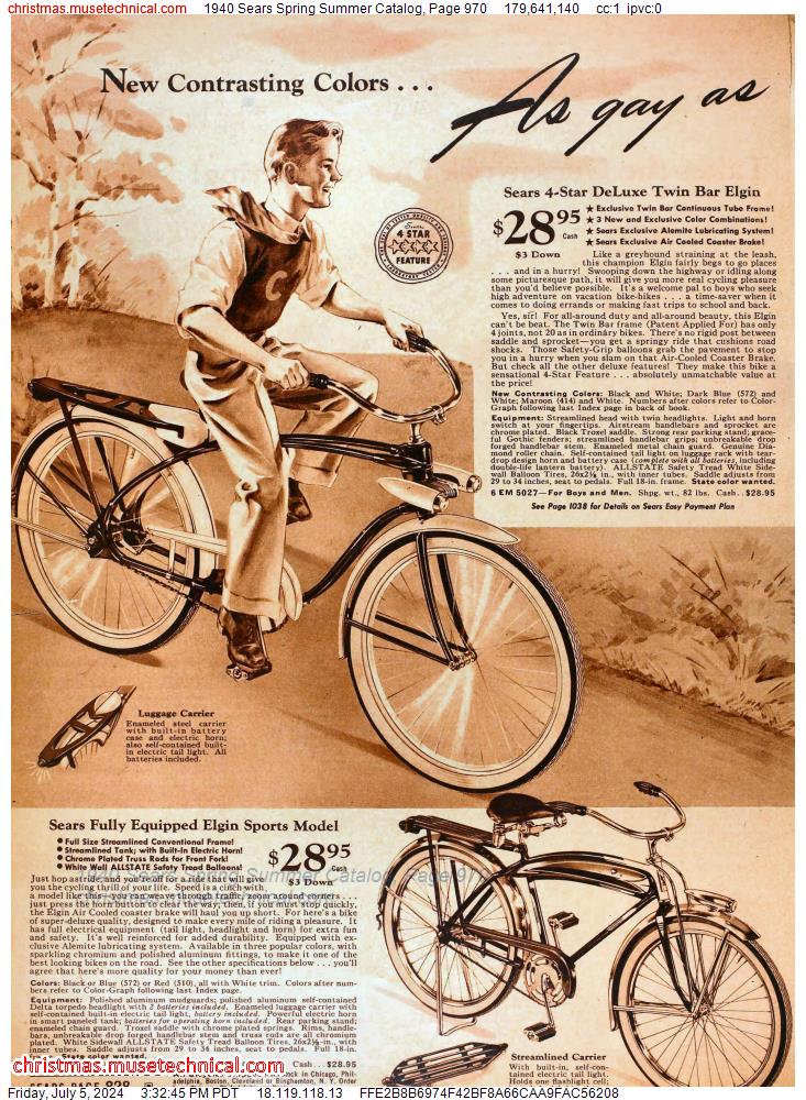 1940 Sears Spring Summer Catalog, Page 970