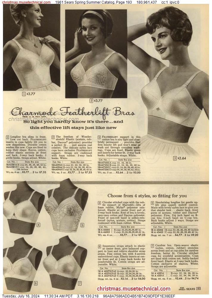 1961 Sears Spring Summer Catalog, Page 193