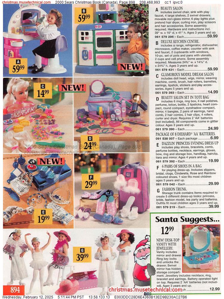 2000 Sears Christmas Book (Canada), Page 898