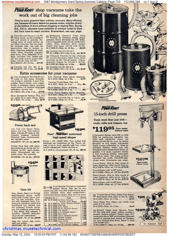 1967 Montgomery Ward Spring Summer Catalog, Page 733