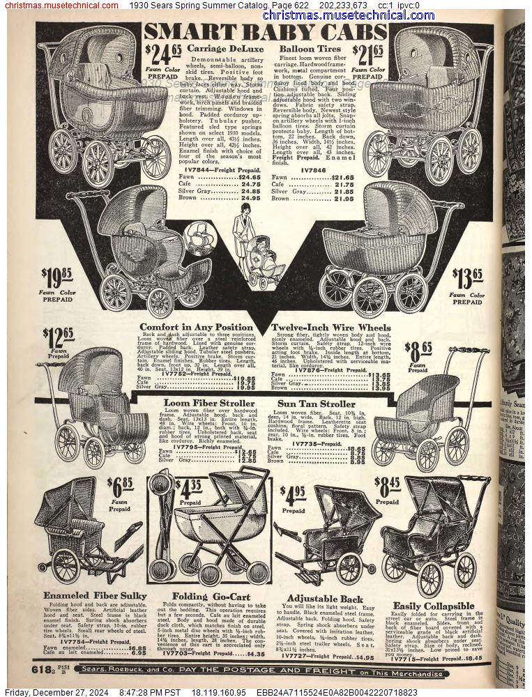 1930 Sears Spring Summer Catalog, Page 622