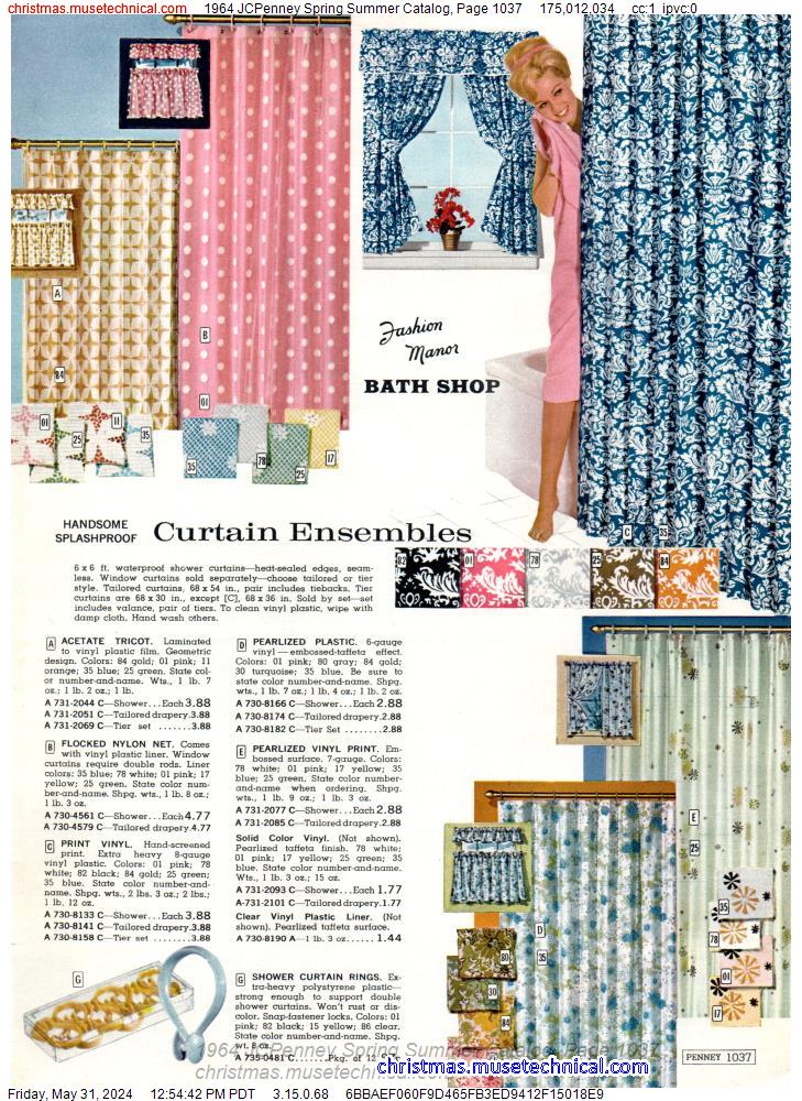 1964 JCPenney Spring Summer Catalog, Page 1037