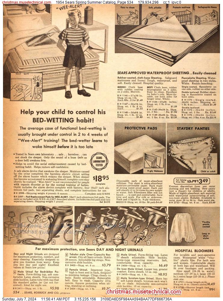 1954 Sears Spring Summer Catalog, Page 534