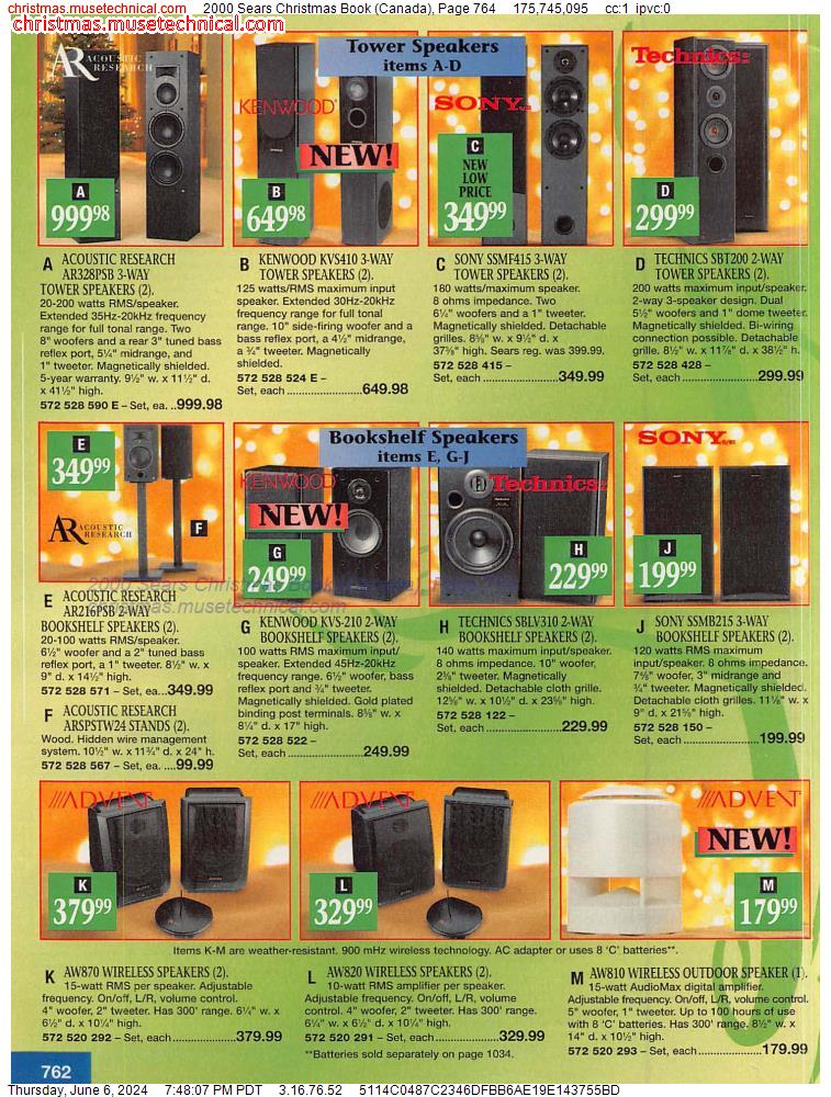 2000 Sears Christmas Book (Canada), Page 764