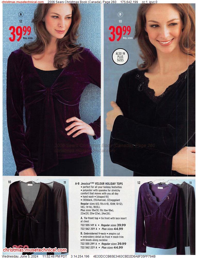 2006 Sears Christmas Book (Canada), Page 260