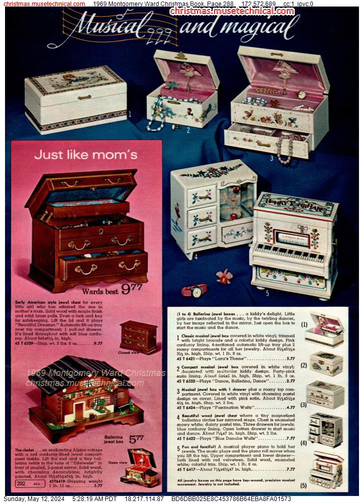 1969 Montgomery Ward Christmas Book, Page 288