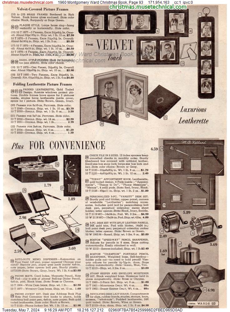 1960 Montgomery Ward Christmas Book, Page 93