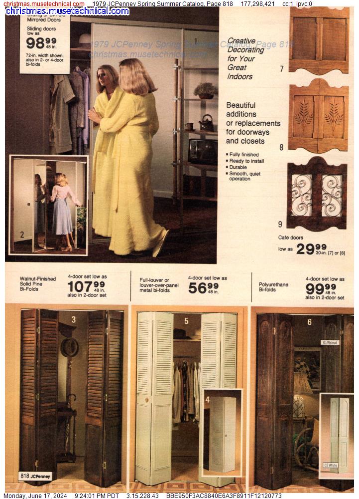 1979 JCPenney Spring Summer Catalog, Page 818