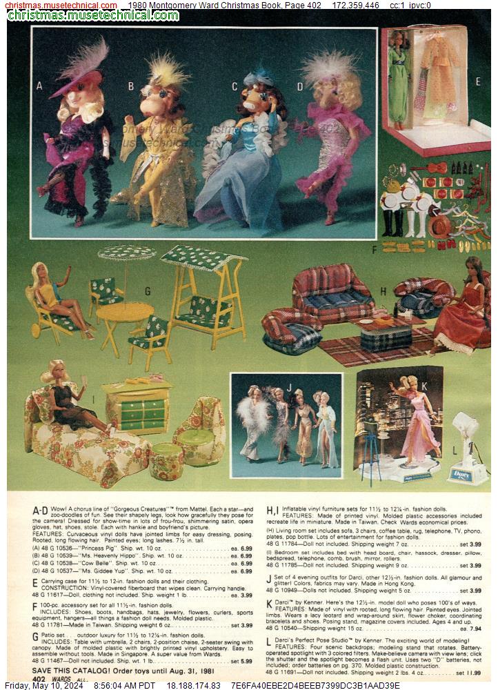 1980 Montgomery Ward Christmas Book, Page 402