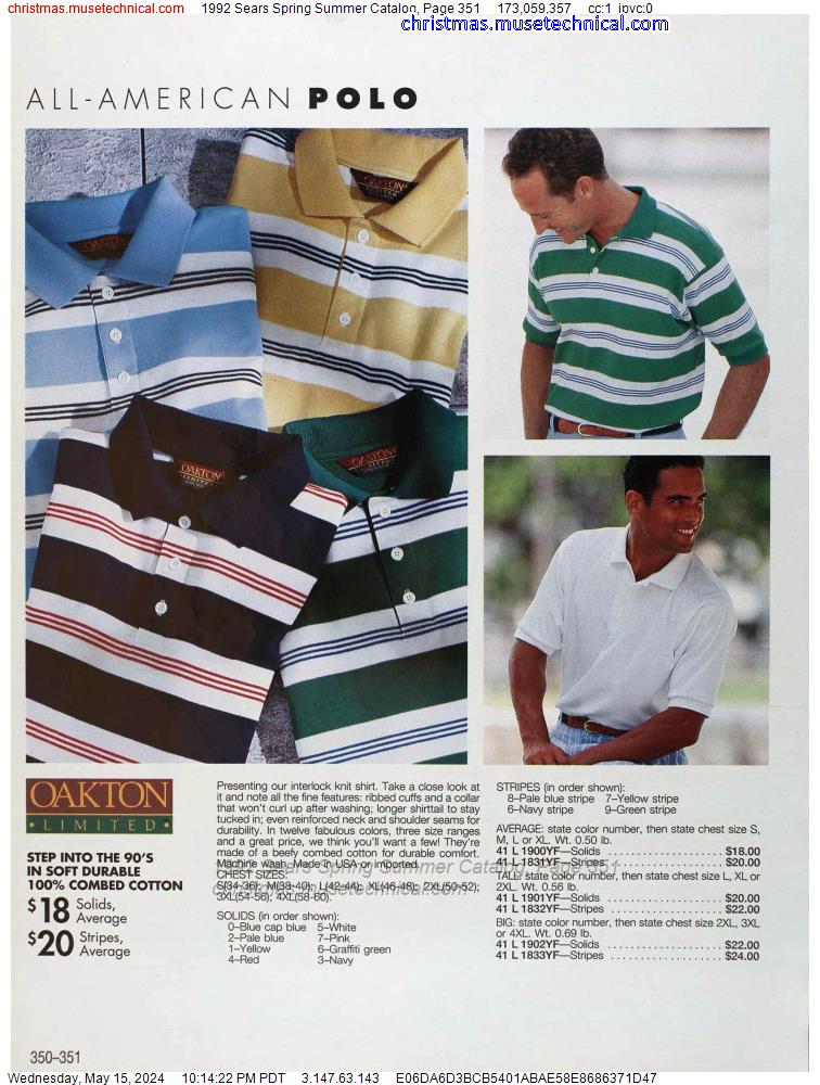 1992 Sears Spring Summer Catalog, Page 351