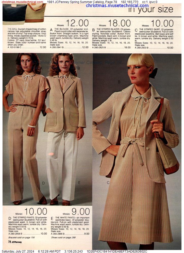 1981 JCPenney Spring Summer Catalog, Page 78