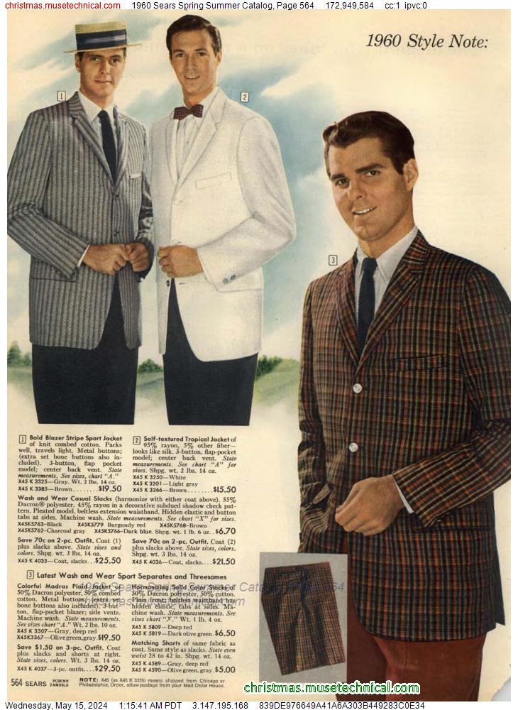 1960 Sears Spring Summer Catalog, Page 564