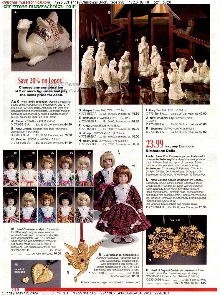 1995 JCPenney Christmas Book, Page 330