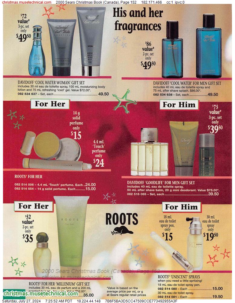 2000 Sears Christmas Book (Canada), Page 152