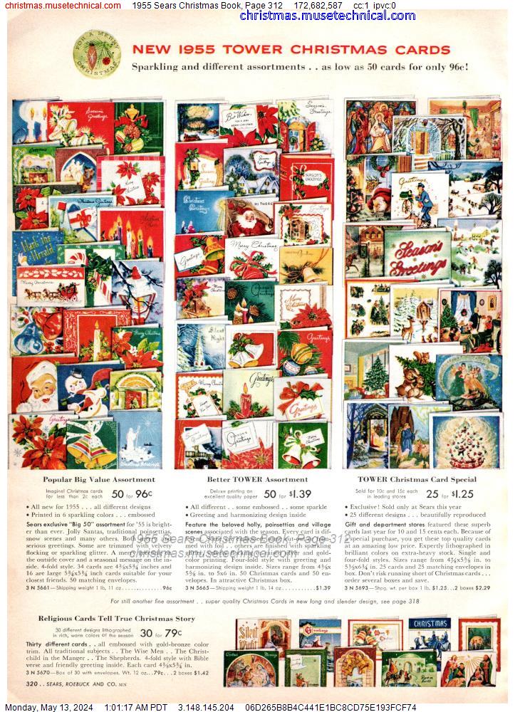 1955 Sears Christmas Book, Page 312
