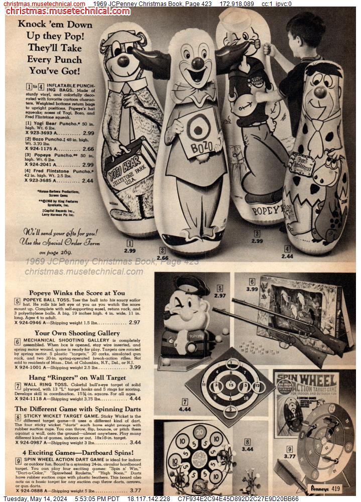 1969 JCPenney Christmas Book, Page 423