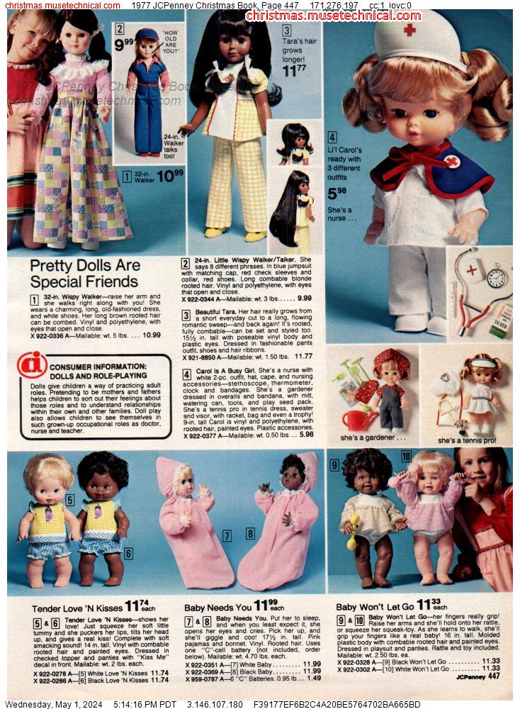 1977 JCPenney Christmas Book, Page 447