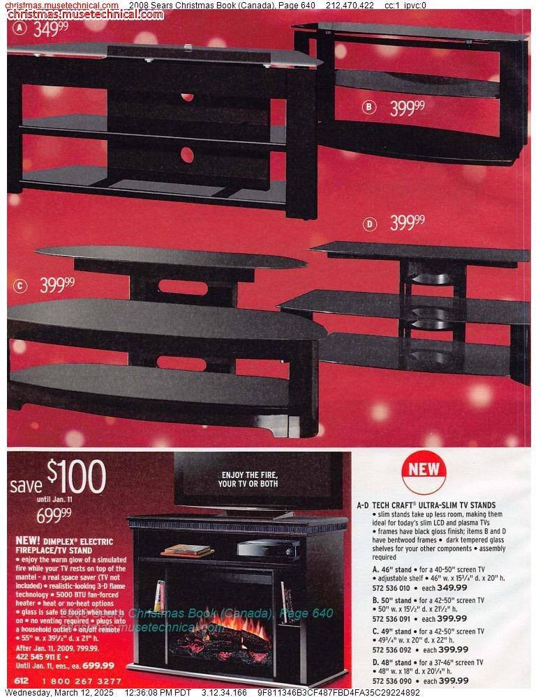 2008 Sears Christmas Book (Canada), Page 640