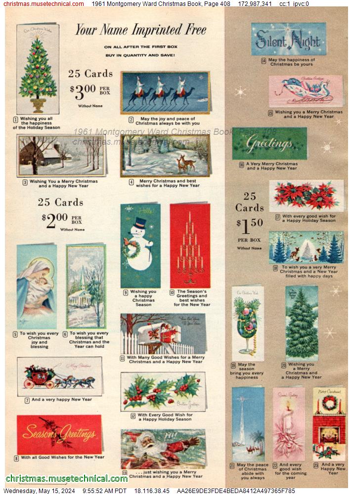 1961 Montgomery Ward Christmas Book, Page 408