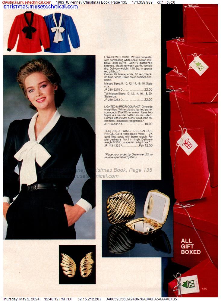 1983 JCPenney Christmas Book, Page 135