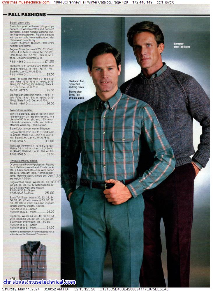 1984 JCPenney Fall Winter Catalog, Page 420