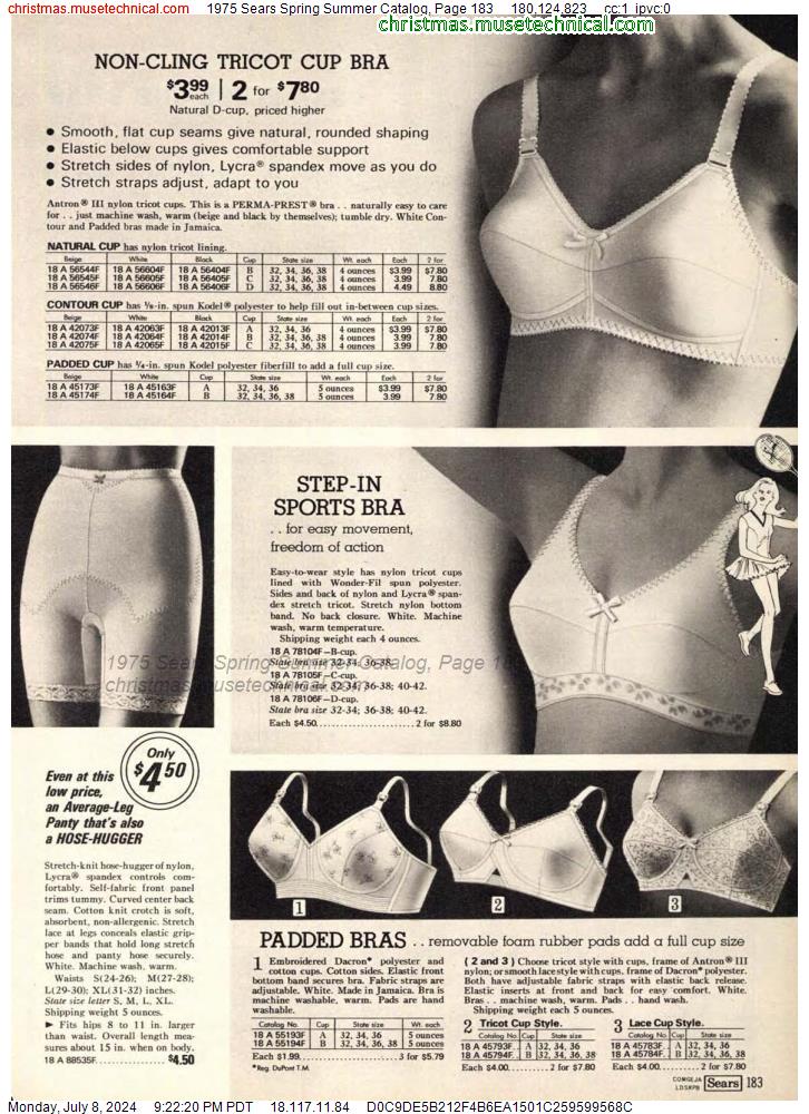 1975 Sears Spring Summer Catalog, Page 183