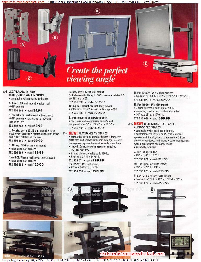 2008 Sears Christmas Book (Canada), Page 638