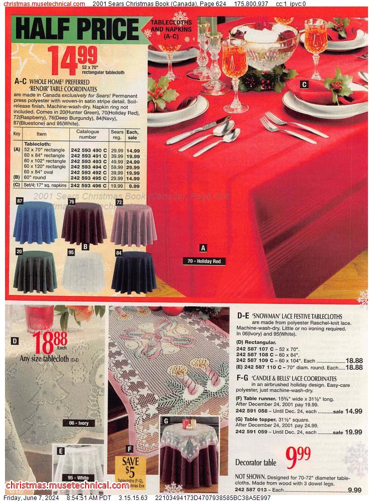 2001 Sears Christmas Book (Canada), Page 624