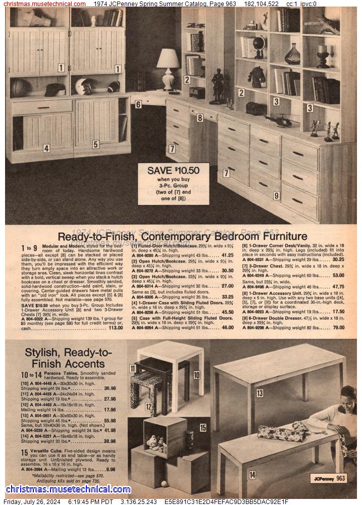 1974 JCPenney Spring Summer Catalog, Page 963