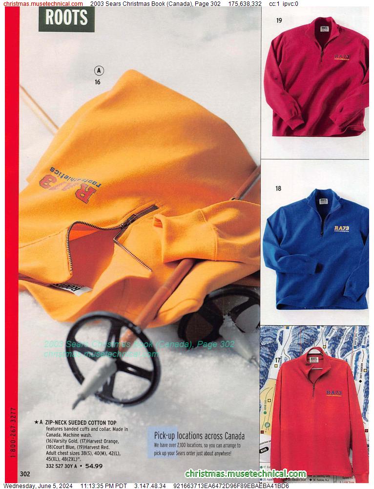 2003 Sears Christmas Book (Canada), Page 302