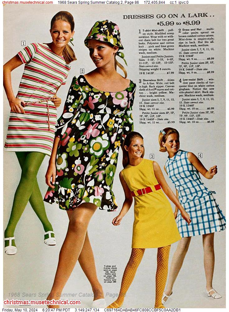 1968 Sears Spring Summer Catalog 2, Page 86