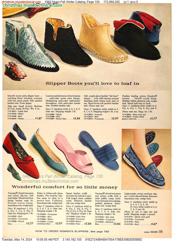 1960 Sears Fall Winter Catalog, Page 155