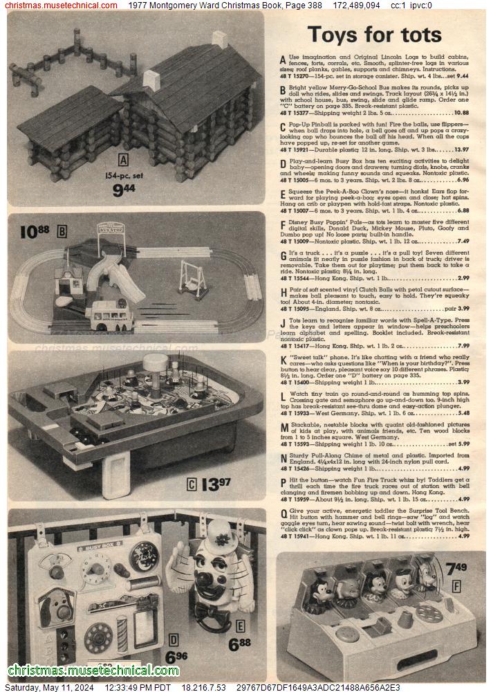 1977 Montgomery Ward Christmas Book, Page 388