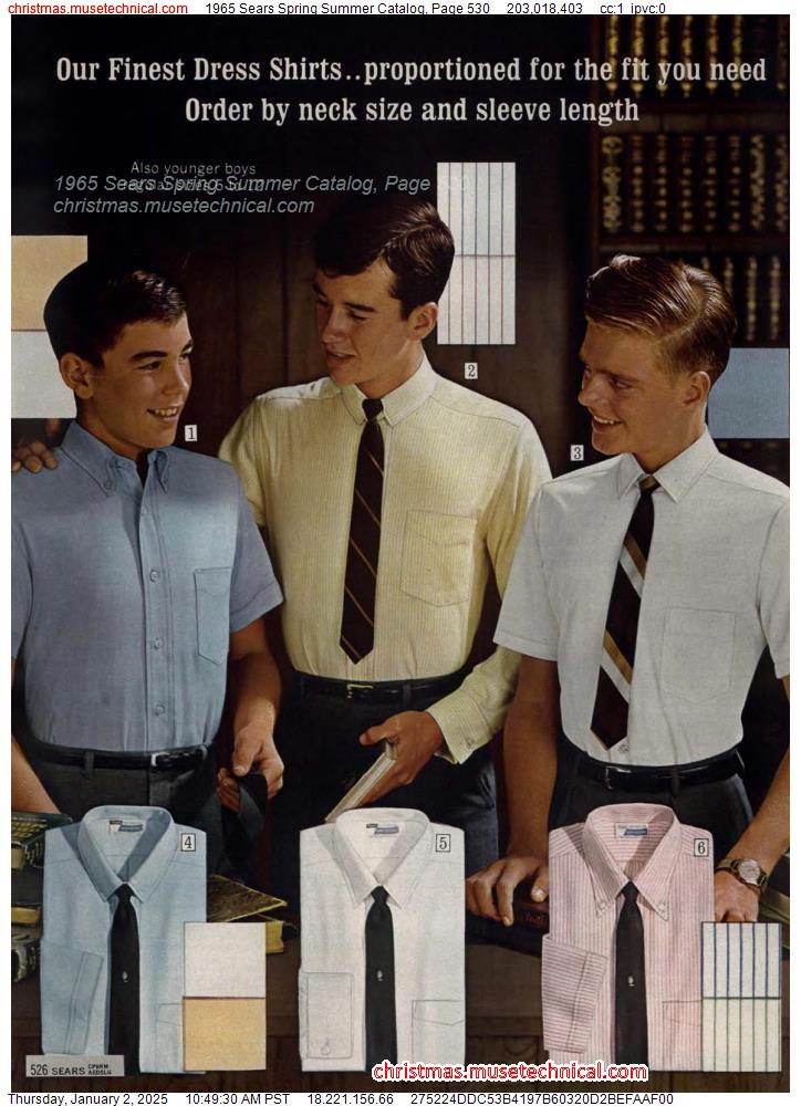 1965 Sears Spring Summer Catalog, Page 530