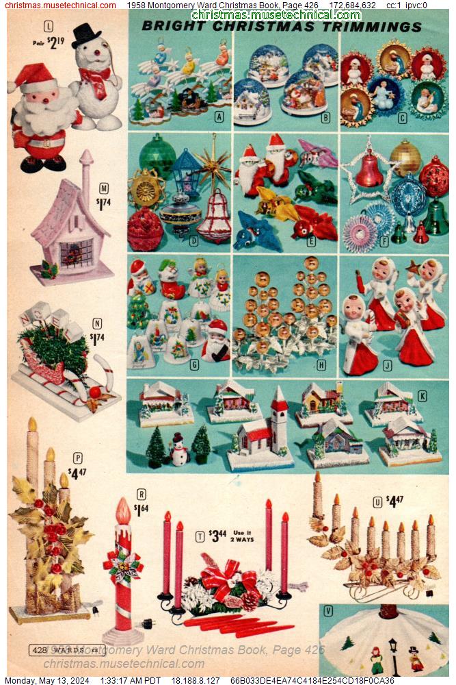 1958 Montgomery Ward Christmas Book, Page 426