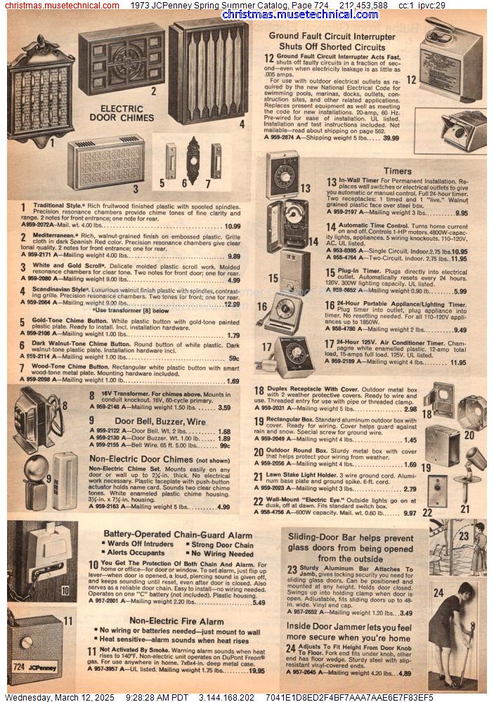 1973 JCPenney Spring Summer Catalog, Page 724