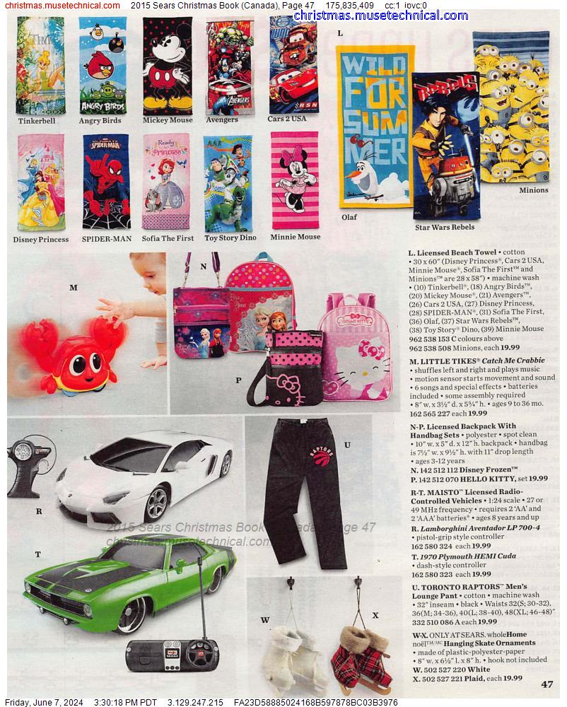2015 Sears Christmas Book (Canada), Page 47