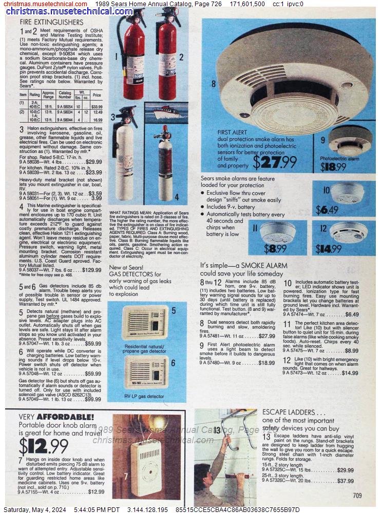 1989 Sears Home Annual Catalog, Page 726