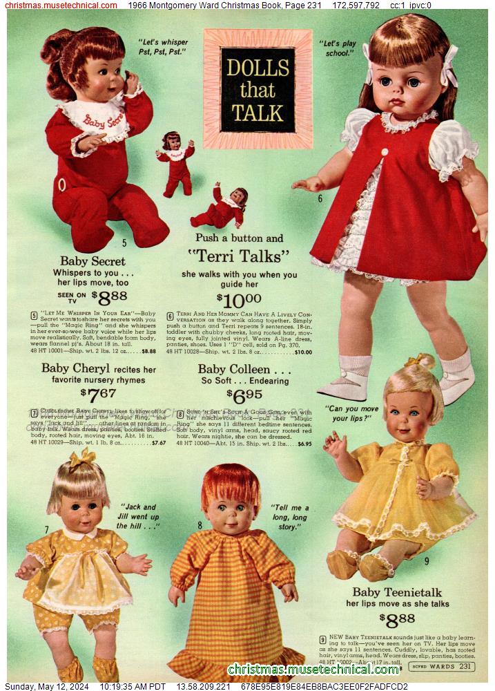 1966 Montgomery Ward Christmas Book, Page 231