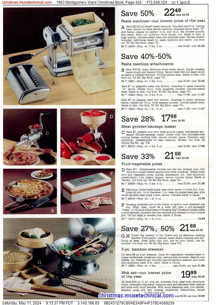 1983 Montgomery Ward Christmas Book, Page 402