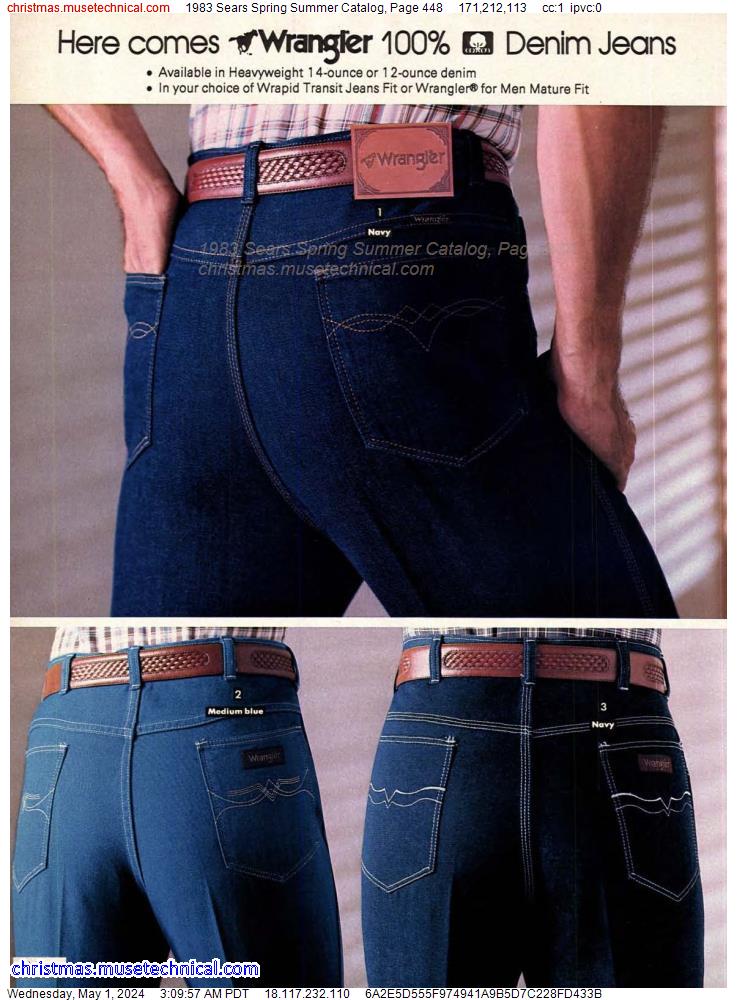 1983 Sears Spring Summer Catalog, Page 448
