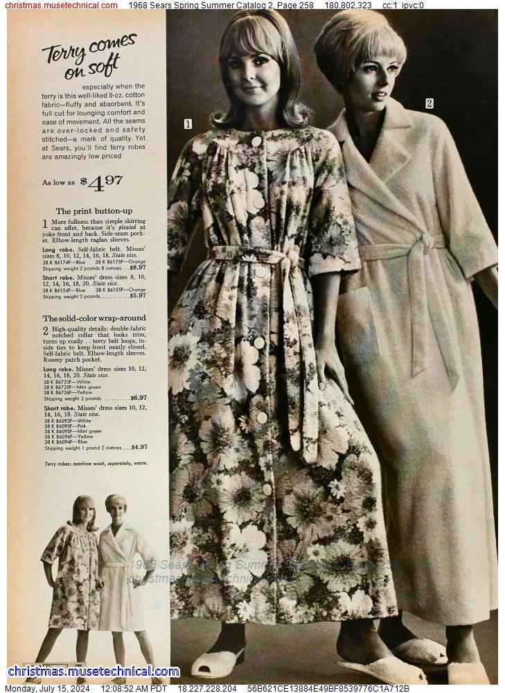 1968 Sears Spring Summer Catalog 2, Page 258