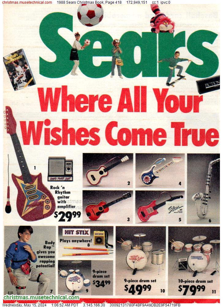 1988 Sears Christmas Book, Page 418