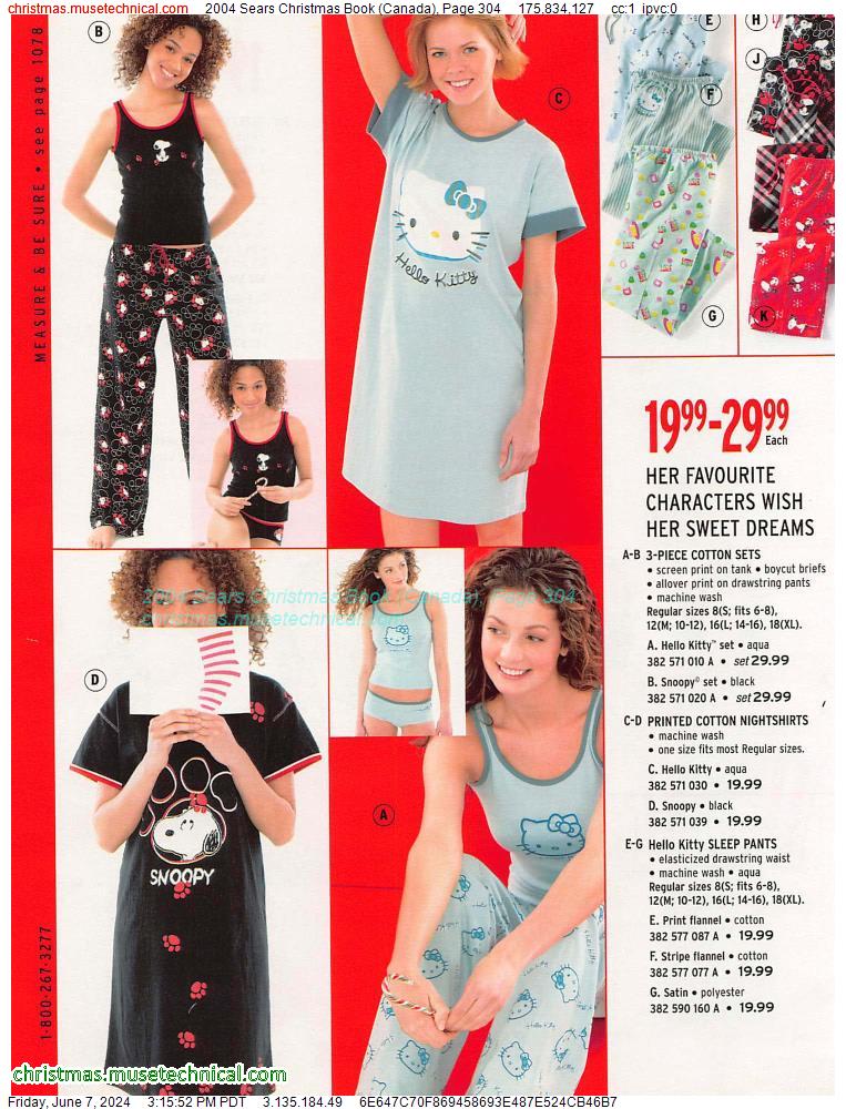 2004 Sears Christmas Book (Canada), Page 304