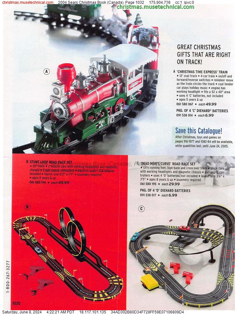 2004 Sears Christmas Book (Canada), Page 1032
